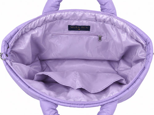 Puffer Bag Lila