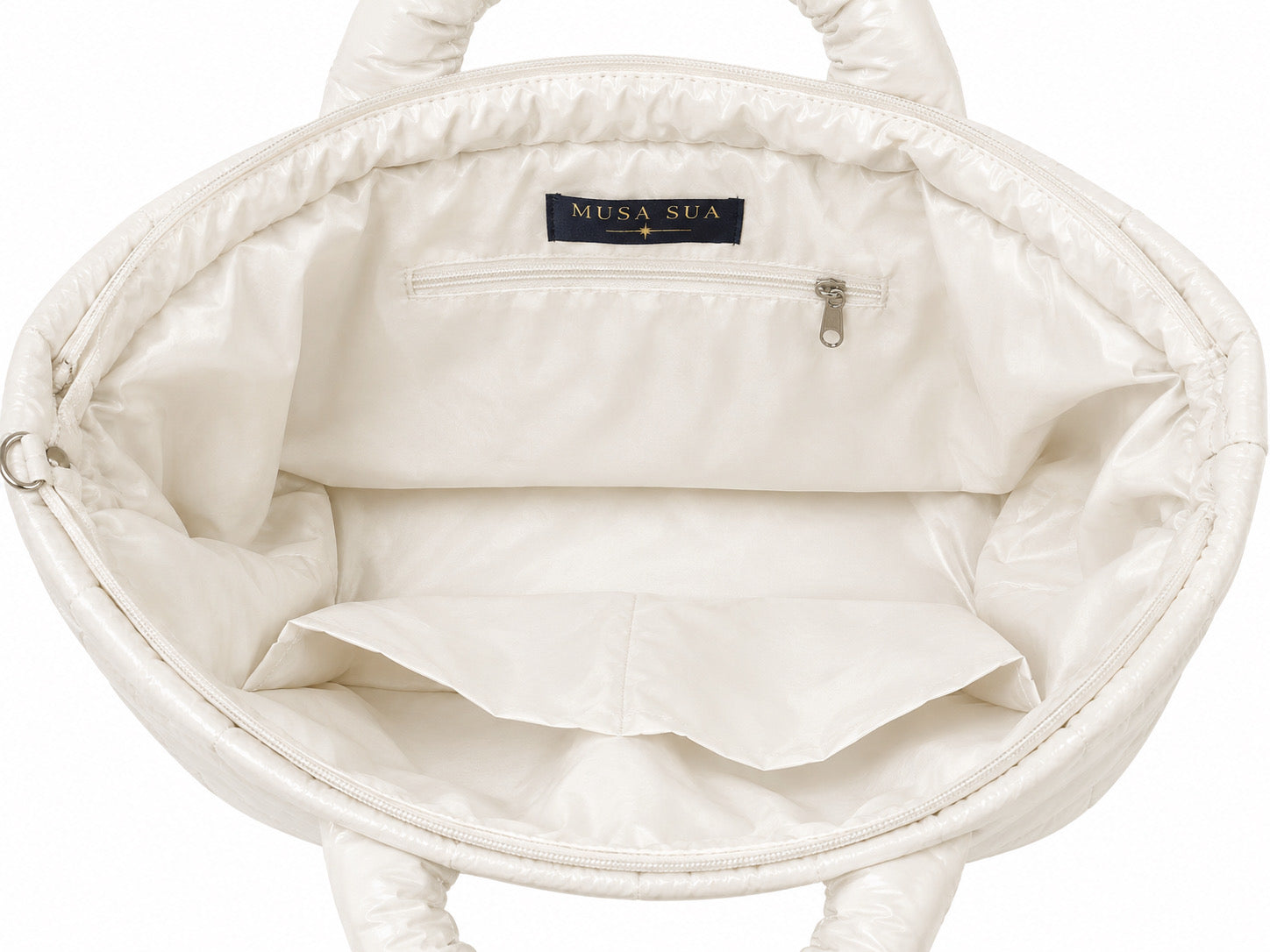 Puffer Bag Blanco