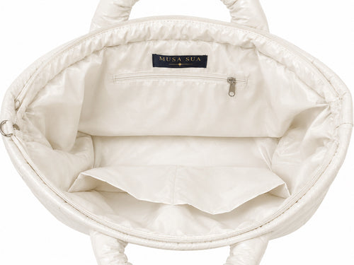 Puffer Bag Blanco